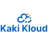 Kaki Kloud Blue Logo Medium Size