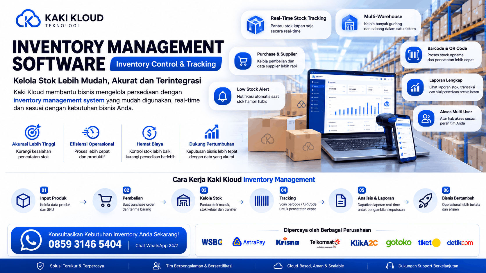 Kaki Inventory Management Software Banner